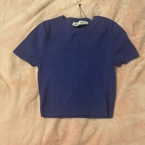 Dark purple zara top